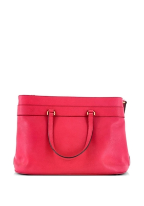Gucci Pre-Owned Bright Bit Convertible Leather Medium tote bag - Pink