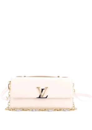 Louis Vuitton Pre-Owned Wallet on Chain Capucines Leather clutch bag - Neutrals
