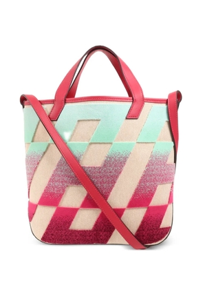 Hermès Pre-Owned Cabas H En Biais bucket bag - Red