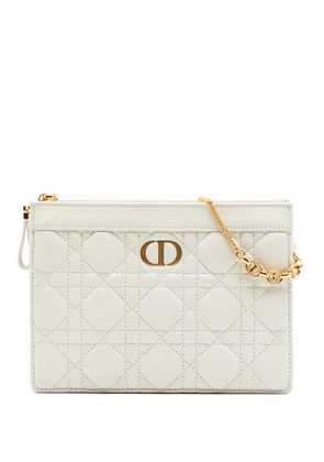 Christian Dior Pre-Owned 2022 Supple Cannage Calfskin Caro Every Dior Pouch crossbody bag - White