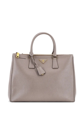 Prada Pre-Owned Double Zip Lux Saffiano Leather Medium tote bag - Brown