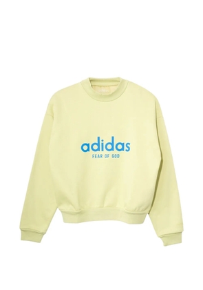 adidas x Fear of God logo-print crew-neck sweatshirt - Green