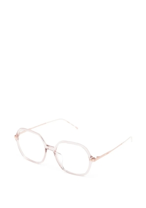 BOSS geometric-frame glasses - Pink