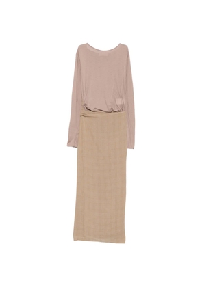 OUR LEGACY linen maxi dress - Neutrals