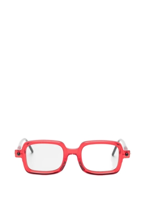 Kuboraum Maske P2 square-frame sunglasses - Red