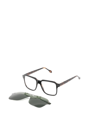 PHILOSOPHEYES tortoiseshell-effect glasses - Black