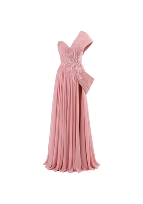 Gattinolli by Marwan pleated sequin-embellished gown - Pink