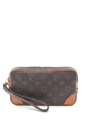 Louis Vuitton Pre-Owned 1992 Marly Dragonne PM monogram clutch bag - Brown