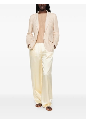 120% Lino single-breasted blazer - Neutrals