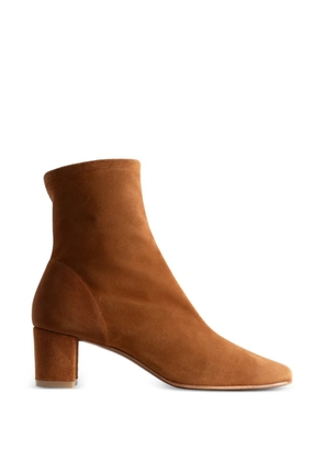 BY FAR Sofia suede ankle boots - Brown