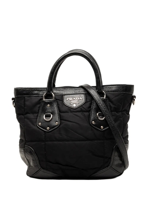 Prada Pre-Owned 2000-2013 Tessuto Cervo Lux 24H Tote satchel - Black
