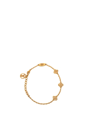 Louis Vuitton Pre-Owned 2018 Gold Plated Monogram Flower Bracelet costume bracelet