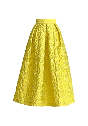 Lunatica Milano BR Luna midi skirt - Yellow