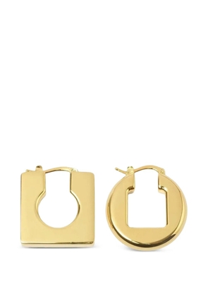 Jacquemus Les Boucles Rond Carre earrings - Gold