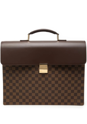 Louis Vuitton Pre-Owned 2006 Damier Ebene Altona GM business bag - Brown