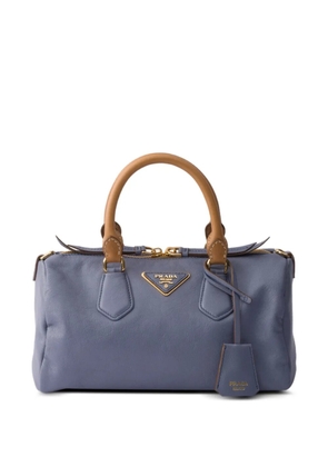 Prada small leather top-handle bag - Blue