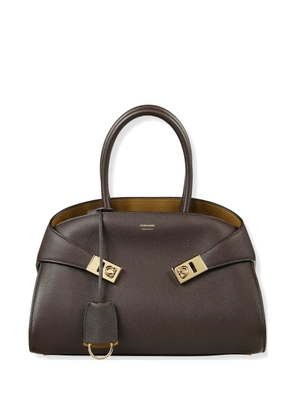 Ferragamo M Hug Gancini tote bag - Brown