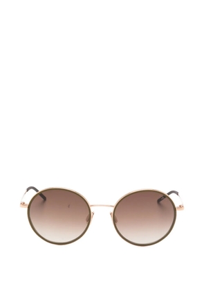 Orgreen Aries 3D round-frame sunglasses - Gold