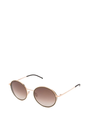 Orgreen Aries 3D round-frame sunglasses - Gold