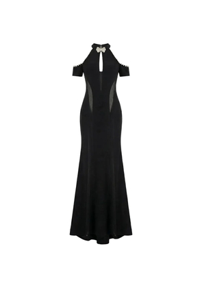 Gattinolli by Marwan mermaid gown dress - Black
