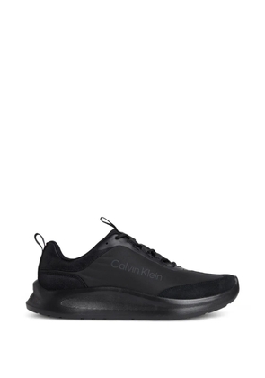 Calvin Klein CK Curve panelled lace-up sneakers - Black