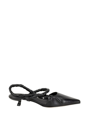 JVAM twisted-strap pointed-toe pumps - Black