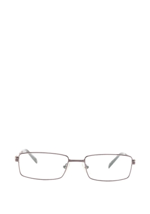 S.T. Dupont rectangle-frame glasses - Brown