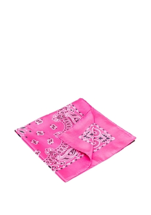 MANIPURI bandana-print scarf - Pink