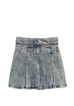 Vaquera wash denim skirt - Blue