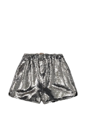 Simone Rocha sequin-embellished shorts - Silver