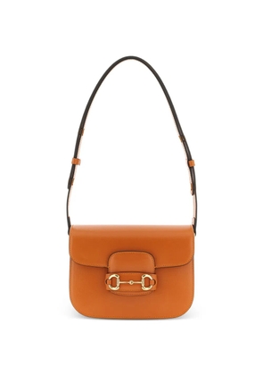 Gucci small Horsebit 1955 leather shoulder bag - Orange