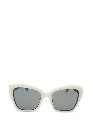 Balenciaga geometric-frame sunglasses - Neutrals