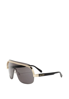 Palm Angels Eyewear King rimless sunglasses - Gold