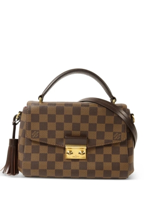 Louis Vuitton Pre-Owned Croisette Damier Ebene canvas crossbody bag - Brown