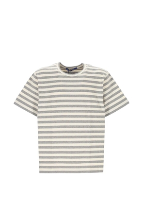 Junya Watanabe MAN horizontal-stripe T-shirt - Grey