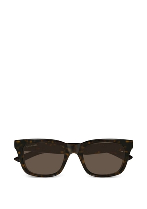 Balenciaga Eyewear rectangle-frame sunglasses - Brown