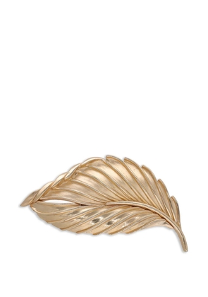 Trifari Vintage 1950s leaf-motif brooch - Gold