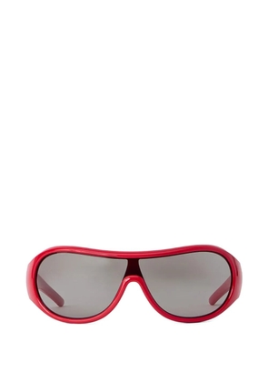 Miu Miu Eyewear Ivresse wraparound-frame sunglasses - Red