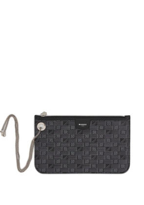 Moreau Saint Tropez Marina signature-motif pouch - Black