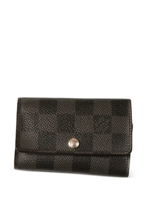 Louis Vuitton Pre-Owned 2000s Damier six-hook key case - Black