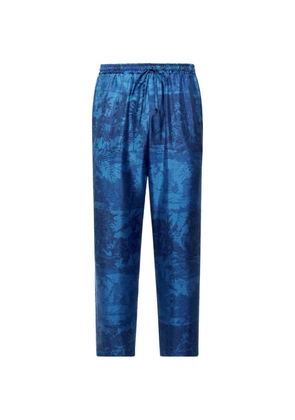 Pierre-Louis Mascia Toile de Jouy-print drawstring trousers - Blue