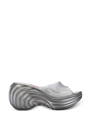 Melissa x Diesel Quantum platform sandals - White