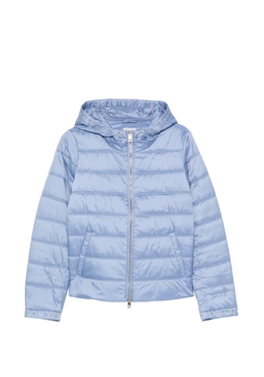 LIU JO jewel-embellished hooded jacket - Blue