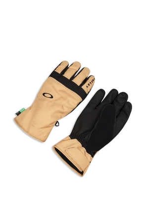 Oakley Roundhouse logo-print gloves - Neutrals