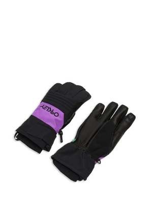 Oakley B1B logo-print gloves - Black