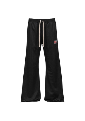 JUN/NAKAYAMA mesh logo-patch track pants - Black