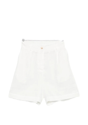MC2 Saint Barth Maggy logo-embroidered shorts - White