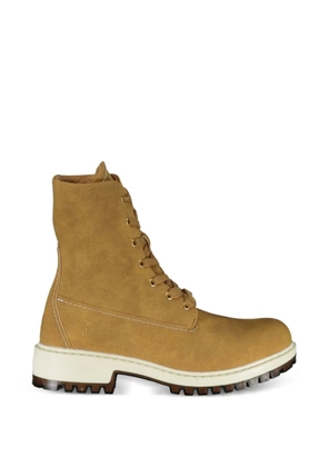 U.S. POLO ASSN. logo-detail lace-up boots - Neutrals