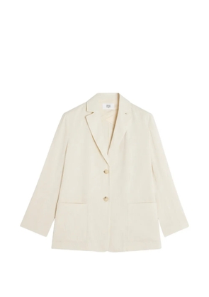Maison Kitsuné notched-lapel patch-pocket jacket - Neutrals