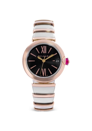 Bvlgari Pre-Owned 2015 Lucea 33mm watch - Black
